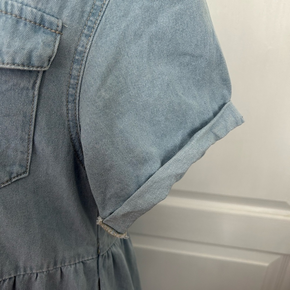 Polagram Light Blue Denim Button Down Dress - Picture 3 of 10